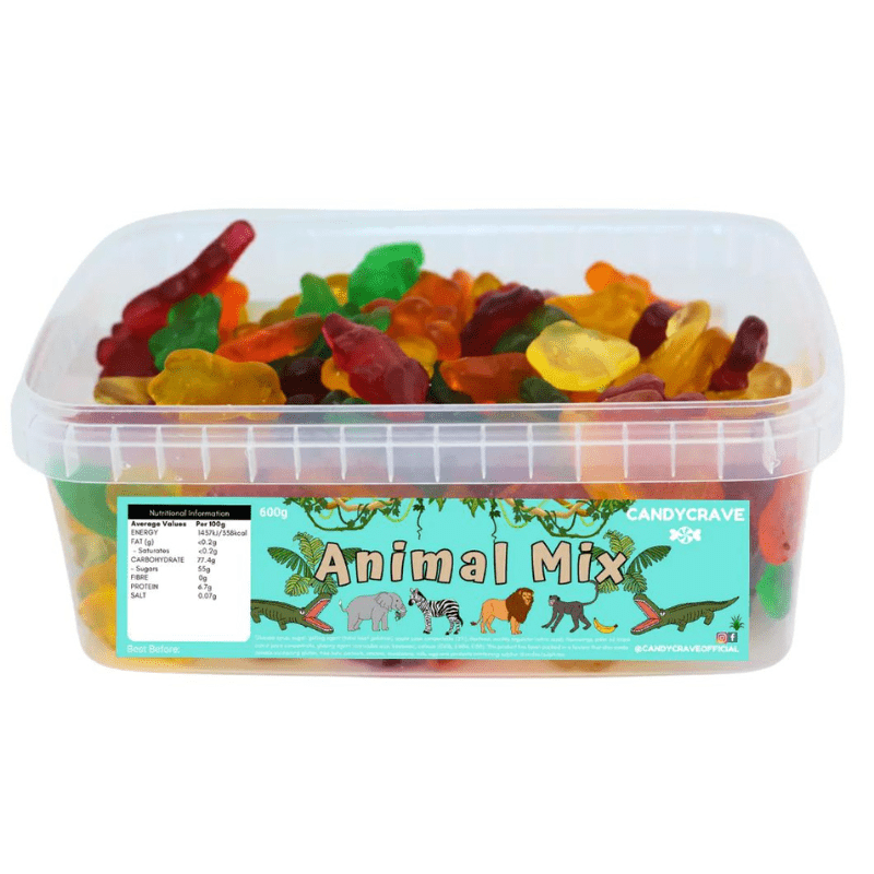 Candycrave Animal Mix Tub (600g)