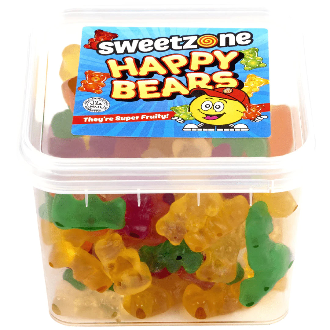 Sweetzone Mini Tubs Happy Bears (24x170g) – Wholesale Sweets